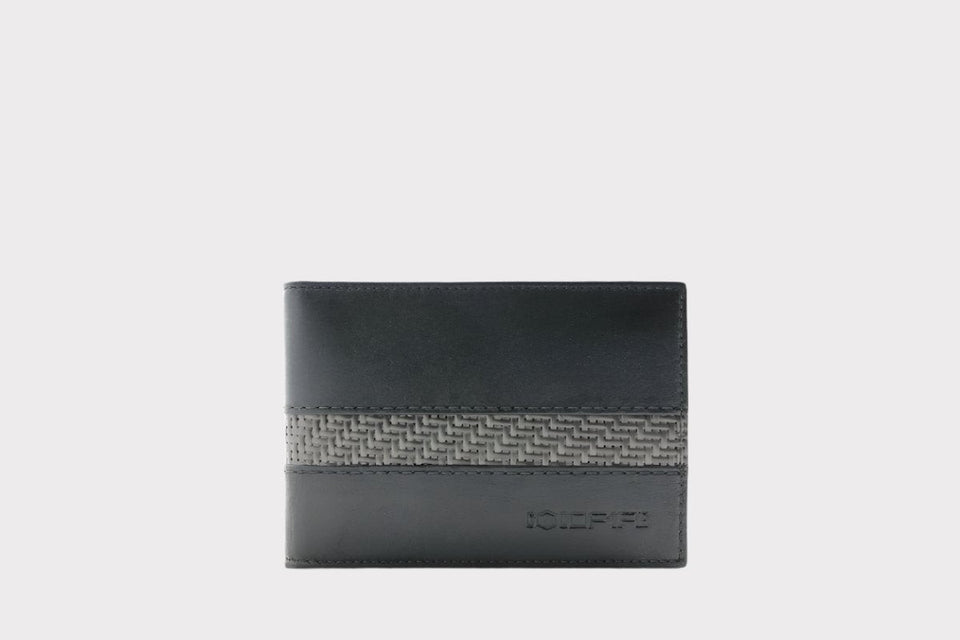 Slim Card Wallet for Men in Black