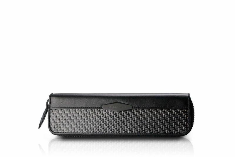 Carbon Fiber Pen Case with 2 holders - COLDFIRE