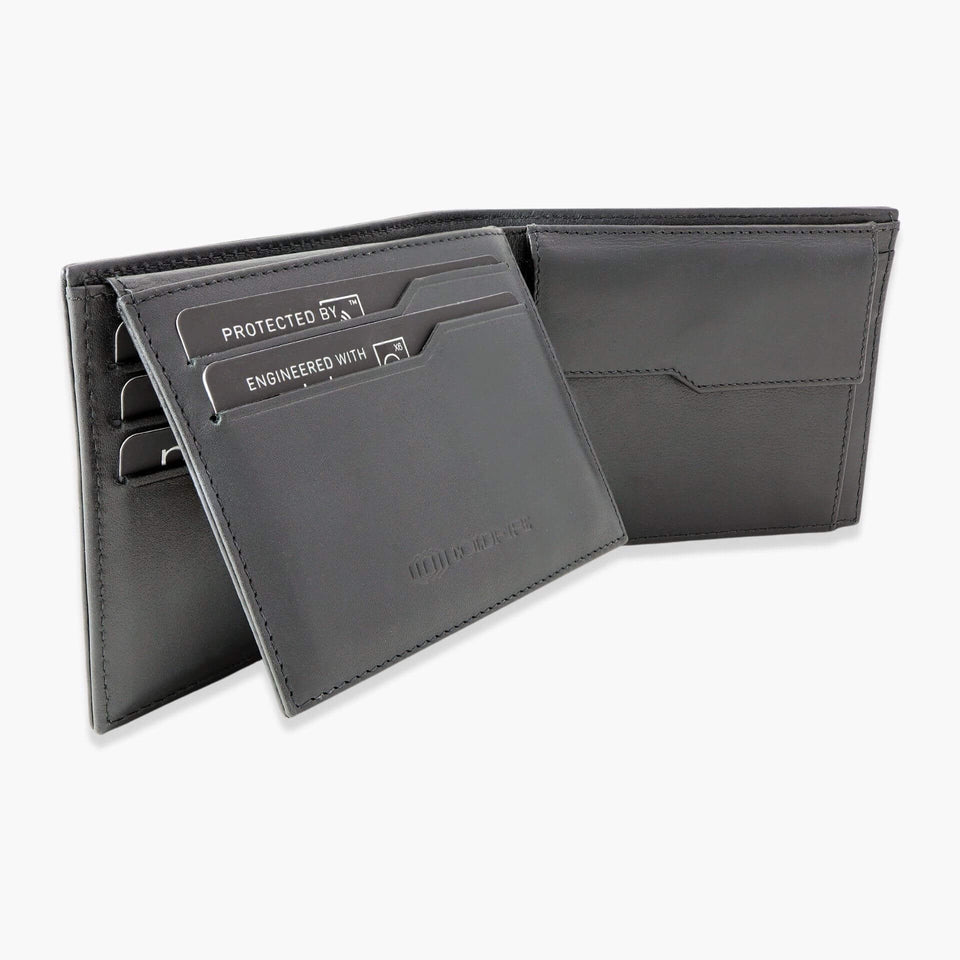 Carbon Fiber Wallet with Coin Pocket and ID - COLDFIRE