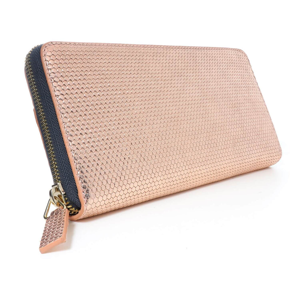 Rose gold wallet purse sales