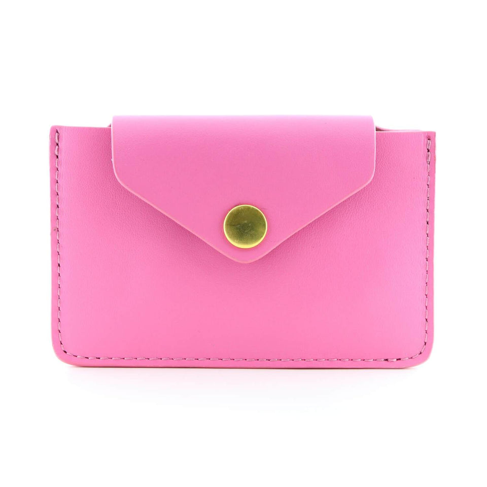 leather wallet pink